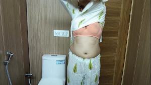 Trying My Stepmother’s Delicious Pussy in the Bathroom. Full Video