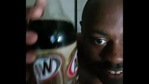 Who wants some caffeine free rootbeer soda beverage with rootbeer flavored anus for free 3