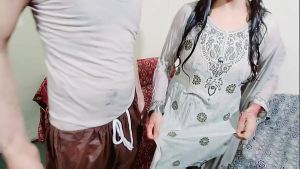 Muslim Couple Anal On Chair, Husband Anal Fucking Big Ass Wife in Clear Hindi Audio