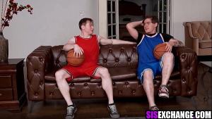 Step sisters fuck step brothers for NBA finals tickets