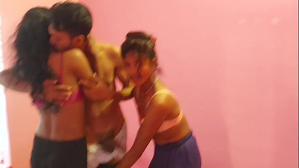 Hanif and Mst Sumona and Popy khatun – fust time Threesome Amateur Desi beautiful Two girls and One boy