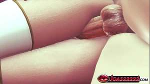 Princess Trix Wild Floor Sex – Hot Date Turns Into Creampie For Horny Redhead Teen With Massive Tits In Dress 3D Hentai Animation