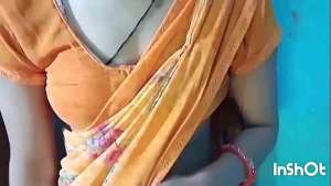 Best Kissing and blowjob scene of newly married couple, indian hot romance with husband