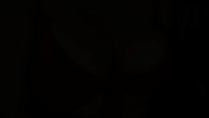 Fucking her ginormous titties with his white cock makes her grin with a devious smile…