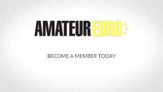 Amateur Blonde Gets Cum in Mouth After Hardcore Sex – AMATEUR EURO