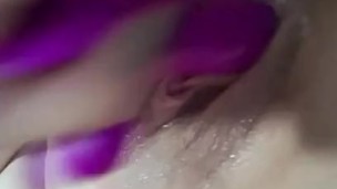 squirt with a girl’s dildo on video call