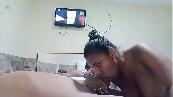 Amateur creampie, couple of lovers fucking are filmed and the video is leaked to the networks. Real homemade sex of a cheating housewife sucking and fucked without condom