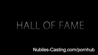 Cute teen takes a mouthful of cum