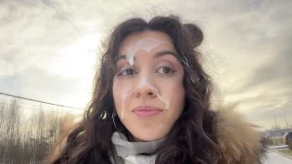 Ex-girlfriend asks me to fuck her one last time before breaking up in a car in public – Cumwalk