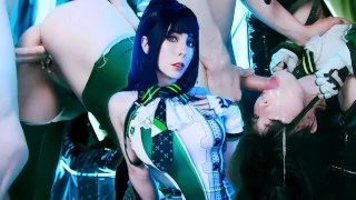 Glory Hole from EVE. Stellar Blade. Deepthroat and facial – MollyRedWolf