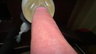 Guy Moaning while Fucking Fleshlight until Creampie with Dirty Talk and Intense Orgasm – fap2it
