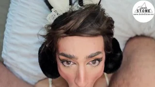 Latin Femboy Foxy Alex Fucked Hard In Sexy Bunny Cosplay