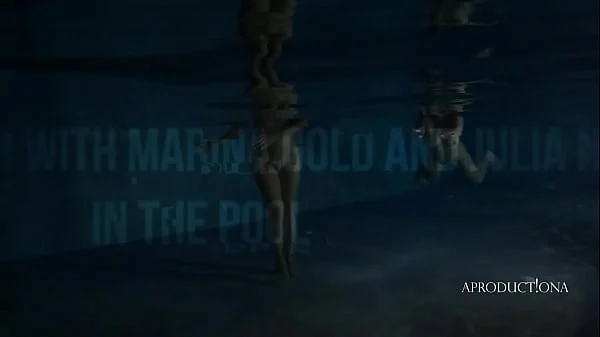 Night manager with Marina Gold and Julia North in the pool