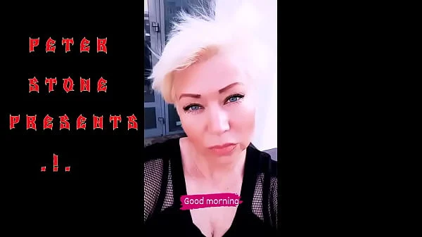 Sexy chubby smoking MILF and her sincere bitch orgasm .!.