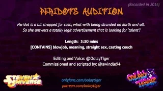 [STEVEN UNIVERSE] Peridot’s Audition | Erotic Audio Play by Oolay-Tiger