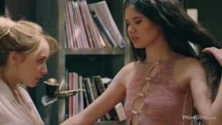 WOWGIRLS Two hottest girls Evelin Elle and Kelly Collins enjoying each other’s company