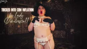 Tricked Into Cum Inflation for Lady Dimitrescu!!
