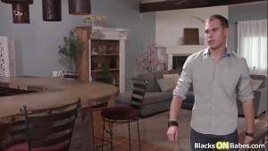 Blonde girlfriend cuck bf with black guy
