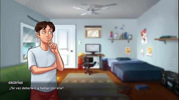 Besos calientes en el auto con mi madrastra a solas – summer time saga