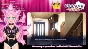 Chasing (Cute Lesbians) Tails Part 1 2D Vivi Visual Novel SFW Steam – Flat Chest Dev