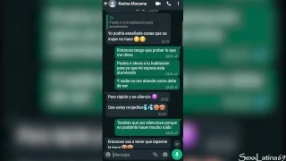 Chat de WhatsApp con mi mucama termina en sexo anal con CREAMPIE