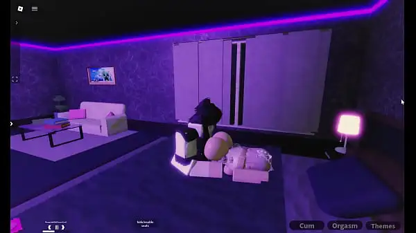 Fucking my first subscriber in a roblox condo