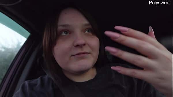 Fucking myself in a car in a public place -JOI