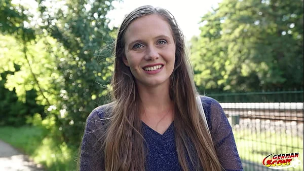 GERMAN SCOUT – Natural Girl Riddy with hairy Pussy get multiple Orgasm at Pick Up Casting