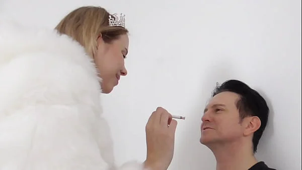 Giantess Face Slapping & Ashtray!