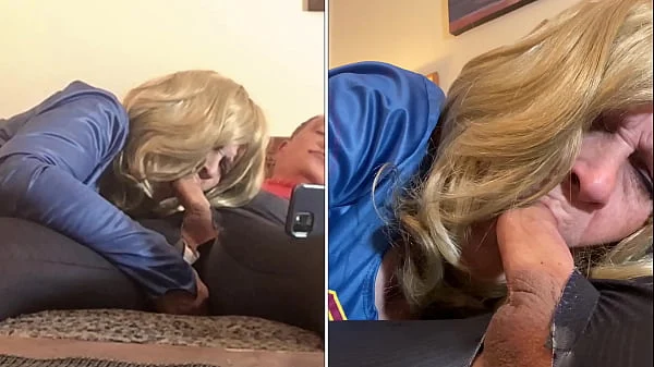 Granny Supergirl Sucks Spiderman’s Throbbing Cock!