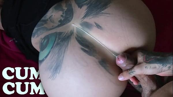 I fuck her until I cum on her buttocks