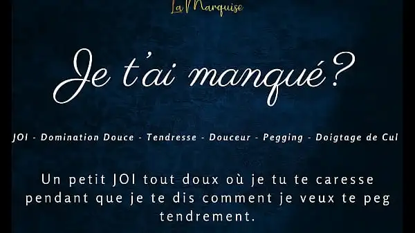 Je t’ai manqué? – French audio porn JOI pegging