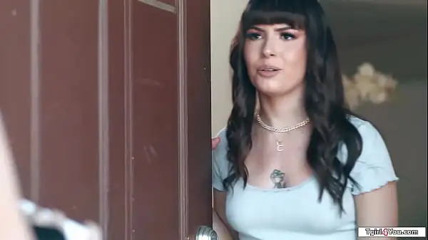 My latin tgirl neighbors cock feel so good in my hairy pussy