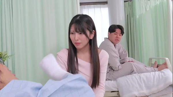 Part 2: My girlfriend came to visit me in the bed next to me and she was my type, so I started sexually harassing her through the curtain and she got turned on!? Her boyfriend was in the hospital and couldn’t move, so I gave him a load of creampies!