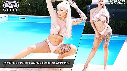 Photo Shooting With With Blondie Bombshell