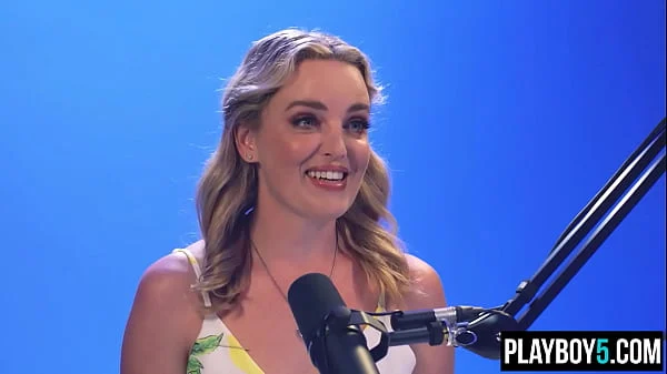 Podcast and masturbation with Ozzie MILF blonde Charlie Forde