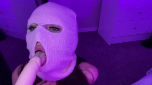 ski mask blowjob! comment and like to get the full video!!!!