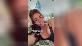 Tight Petite Pussy Leaking Cum *TIKTOK LIVE*