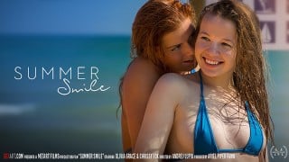 Watch these gorgeous beach babes enjoy passionate lesbian sex