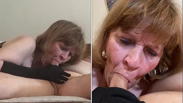 Granny Carmen Angel: Cock Sucking Elegance