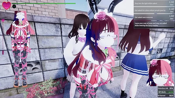 Manaka SFM Xmax Gifting In Town (Modded Gameplay)