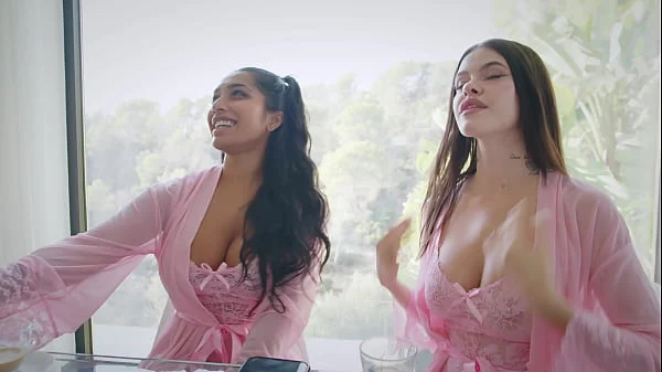 She calls Five Giant Cocks for Brutal Double Interracial GangBang – Yasmina Khan and Rossa Vax