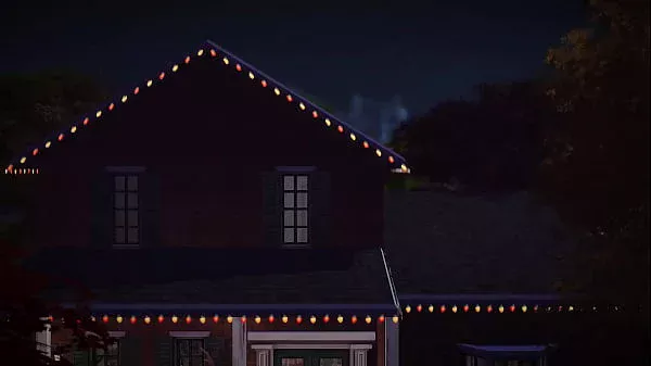 slut at a halloween party takes two dicks