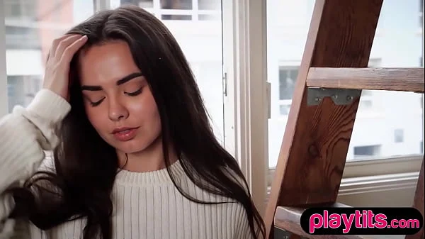 Tiny Canadian teen strips and shows her petite irresistible body