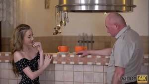 4K. Sweet Euro chick moans during forbidden sex with BFs