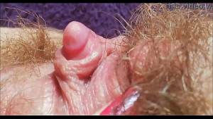 Extreme close up big clit orgasm intense clitoris stimulation HD POV squirting pussy