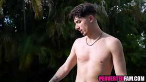 Horny stepsis invites stepbro for a fuck