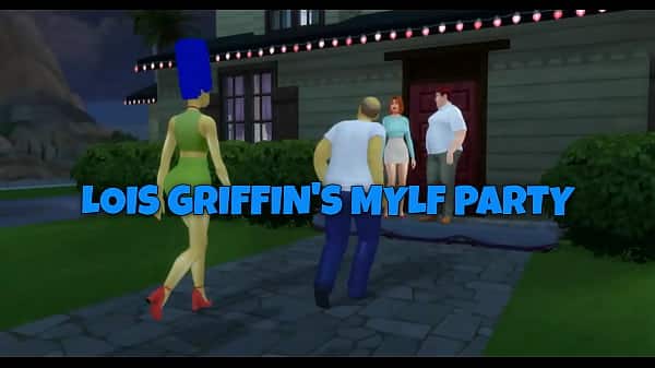 Lois Griffin’s MYLF Party – Cartoon Hentai Orgy