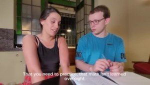 Shy student allows herself to be manipulated by teacher to pass test