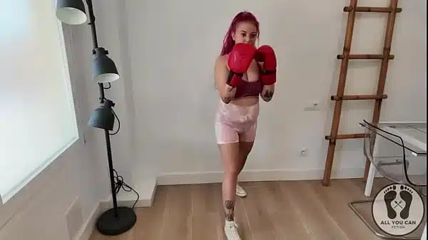 4K HOT FEMALE FIGHTING BOXING GLOVES MOVIE BOY GIRL GIRL